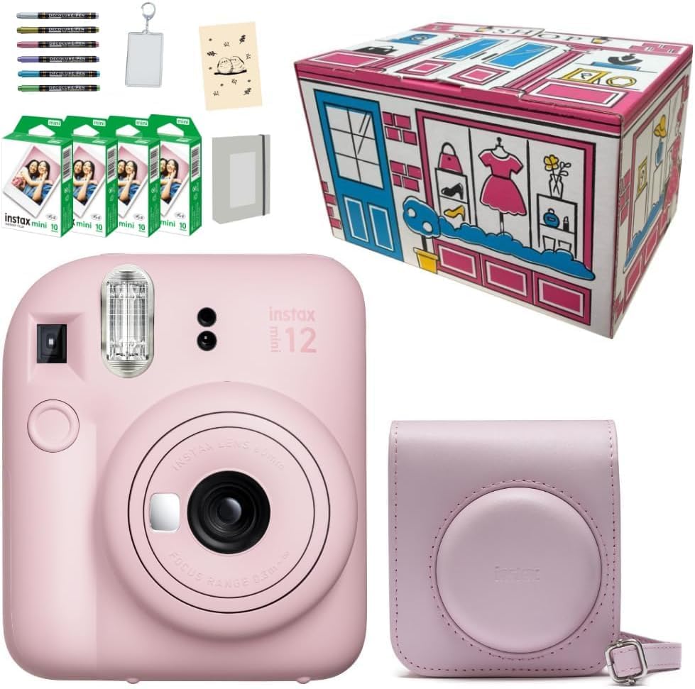 Amazon | インスタントカメラ チェキ instax mini 12 (トキメキギフト